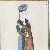 Ottoman Woman by Abdullah Buhari, 18th century, Istanbul University Library